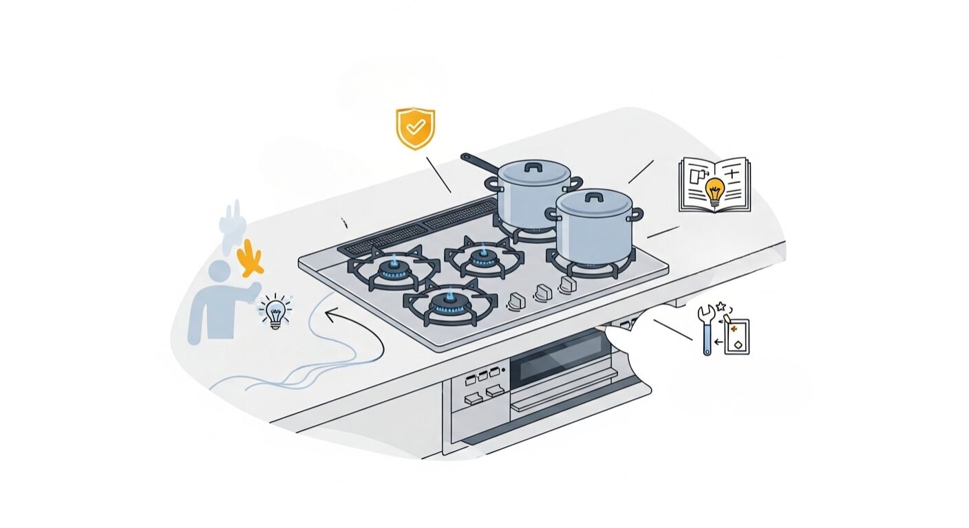 built-in-gas-cooktop-commercial