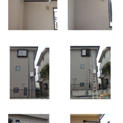 富士見市針ヶ谷　エアコン７台工事